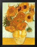 Vincent Van Gogh (Vase with Twelve Sunflowers, Les Tournesols) Art Poster Print Art