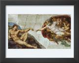 The Creation Of Adam Prints by Michelangelo Buonarroti 