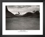 Ansel Adams St. Mary's Lake Glacier National Park Print Poster Posters