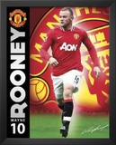 Manchester United FC Wayne Rooney Sports Poster Print Posters