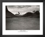 Ansel Adams St. Mary's Lake Glacier National Park Print Poster Print
