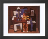 Three Musicians, c.1921 Posters by Pablo Picasso
