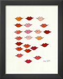Lips Prints by Andy Warhol