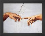 Creation of Adam Prints by Michelangelo Buonarroti 