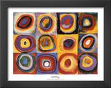 Farbstudie Quadrate Posters by Wassily Kandinsky