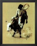 Cowboy Rodeo (Bull Riding no.  1) Posters