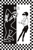 Couple dansant le ska Posters