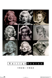 Marilyn Monroe 9 Pictures Collage 1926-1962 Prints