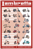Lambretta E 166C1FF Poster