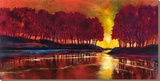 Calme intense Editions limitées sur toile par Ford Smith