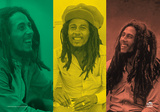 Bob Marley - Rasta Collage Poster