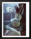 Pablo Picasso Old Guitarist Art Print Poster Posters