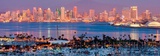 San Diego Skyline at Night and Marina Posters by Andy Z