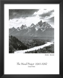 Grand Teton national park Ansel Adams Print