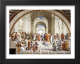 The School of Athens, c.1511 (detail) Print by Raphael 