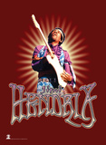 Jimi Hendrix - Red Posters