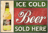 Ice Cold Beer Sold Here Print