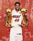 Udonis Haslem NBA Championship Trophy Photo