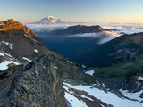 View of Mt. Adams from the Goat Rocks Wilderness, Washington, USA Photographic Print by David Cobb