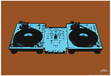 Steez Coffin Turntables Poster Posters