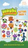 Moshi Monsters Tattoo Packs Temporary Tattoos