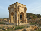 Arch of Septimus Severus, Leptis Magna Roman Ruins, Libya Photographic Print by Gary Cook