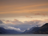 Columbia River Gorge Sunrise on the Washington/Oregon Border in Winter, USA Photographic Print by David Cobb