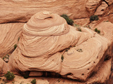 Abstract Patterns in the Red Sandstone Rock Photographic Print by Hal Beral