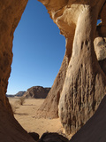 Natural Arch, Jebel Acacus, Sahara Desert, Libya Photographic Print by Gary Cook