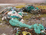 Fishing Nets Discarded and Washed Ashore at Camusnary on the Isle of Skye, Scotland Photographic Print by Ashley Cooper