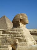 Sphinx and the Great Pyramid of Khufu (Cheops), Giza, Cairo, Egypt Photographie par Gary Cook