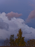 Pink Scud Clouds from a Thunderstorm in Norman, Oklahoma, USA Photographic Print by Charles Doswell