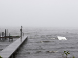 Hurricane Wilma Winds Striking Southern Florida on October 25, 2005 Photographic Print by Marc Epstein
