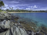 Napili Bay and Beach, Maui, Hawaii, USA Photographie par David Fleetham