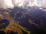 Clouds over the Chugach Mountains and Chugach State Park Near Anchorage, Alaska, USA Photographic Print by Paul Andrew Lawrence