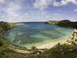 The Hanauma Bay Nature Preserve Is Coastal and Marine Preserve Located on Southeast Oahu Photographic Print by David Fleetham