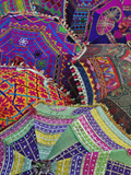 Colorful Umbrella Fabrics, Pushkar Fair, India Fotografisk tryk af Adam Jones Colorful Umbrella Fabrics, Pushkar Fair, India Fotografisk tryk af Adam Jones