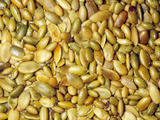 Roasted Pumpkin Seeds or Pepitas (Curcurbita), Native To North And Central America Photographic Print by Ken Lucas
