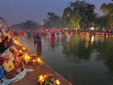 Holy Day Ritual, Delhi, India Photographic Print by Adam Jones