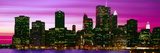 Lower Manhatten at Night as Seen from across the Hudson River, New York City, USA Photographic Print by Paul Andrew Lawrence