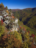 Early Autumn View of Linville Gorge Photographic Print by Adam Jones