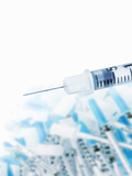 Biomedical Illustration of the Tip of a Syringe Photographic Print by Victor Habbick