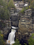Linville Falls in Linville Gorge, Which Is Often Called the Grand Canyon of North Carolina Photographic Print by Adam Jones