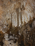 Stalactites, Stalagmites and Columns in the Big Room, Carlsbad Caverns Np Photographic Print by Adam Jones