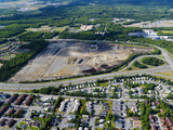 Aerial View of a New Construction Site Just Off the Glenn Highway Out of Anchorage, Alaska, USA Photographic Print by Paul Andrew Lawrence