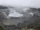 Steaming Crater in Volcan Poas National Park, Costa Rica Photographic Print by Thomas Marent