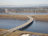 Interstate 205 Bridge, Crossing the Columbia River from Oregon into Washington State Photographic Print by Marli Miller