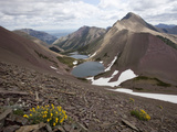 Carthew Lakes Form a Series of Paternoster Lakes in the Upper Reaches of a Glacial Valley Photographic Print by Marli Miller