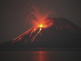 Nighttime Strombolian Photographic Print by Richard Roscoe