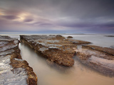 Eroded Sandstone Rocks Off Point Loma Near San Diego, California, USA Photographic Print by Patrick Smith